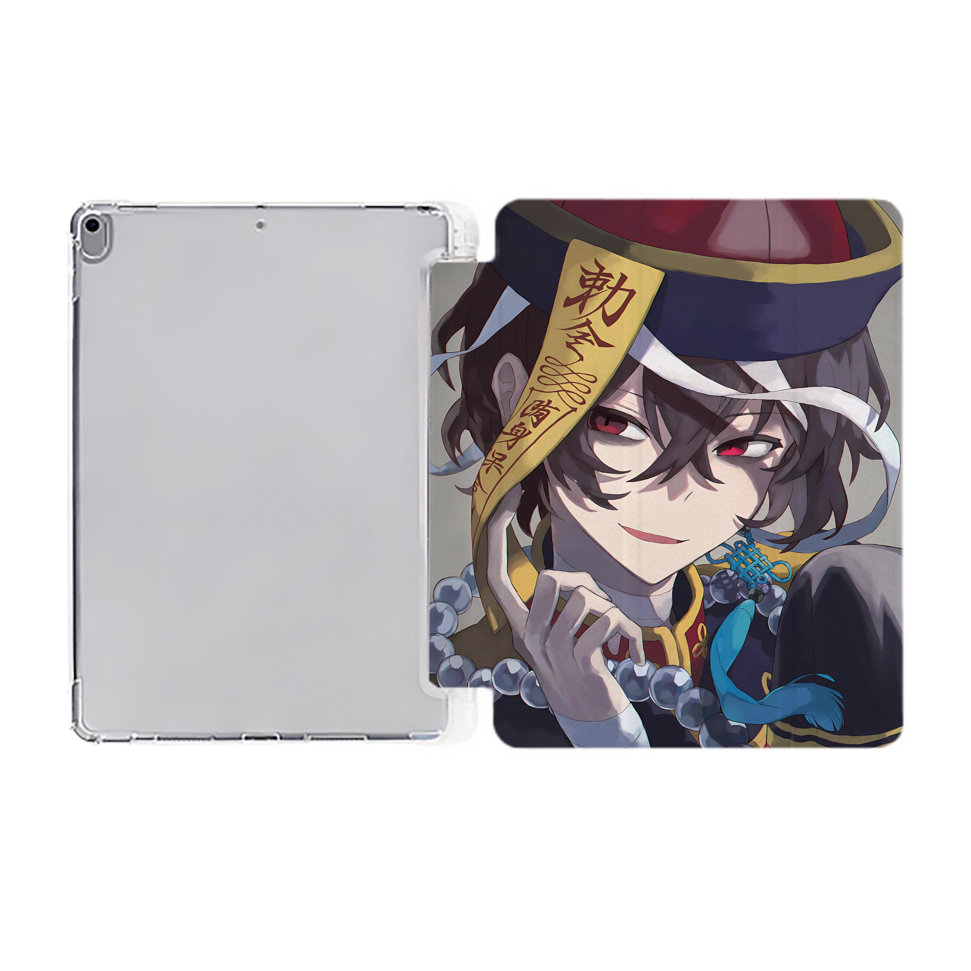 （画像用） 文豪ストレイドッグス Bungo Stray Dogs IPad ケース ペン収納付き 三つ折りスタンド PUレザー×シリコン 対応機種9.5/10.5/10.9インチ